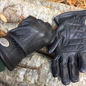 Harley-Davidson Leather Motorcycle Gloves Black